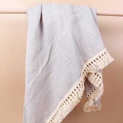 Couverture Bebe - BabyBlanket™ - Gris - Mon Bébé Futé