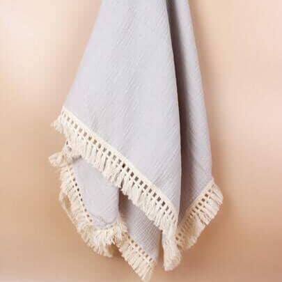 Couverture Bebe - BabyBlanket™ - Gris - Mon Bébé Futé