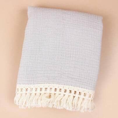 Couverture Bebe - BabyBlanket™ - Gris - Mon Bébé Futé