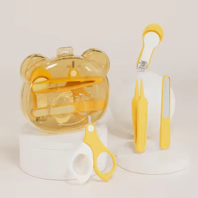Kit Manucure - BabyBearNailKit™ - Jaune - Mon Bébé Futé