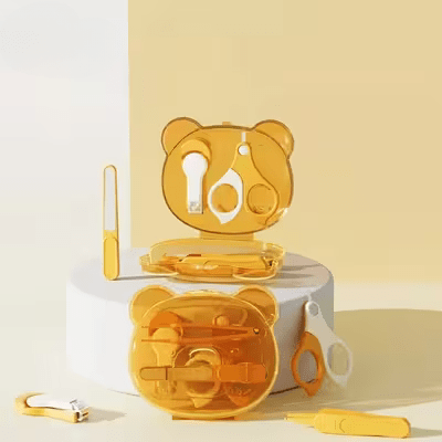 Kit Manucure - BabyBearNailKit™ - Jaune - Mon Bébé Futé