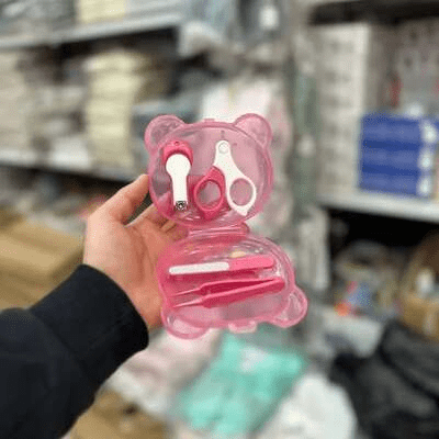 Kit Manucure - BabyBearNailKit™ - Rose - Mon Bébé Futé